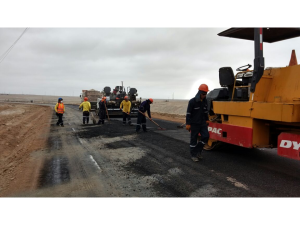 Mejoramiento de carretera en Grocio Prado (Nexa)